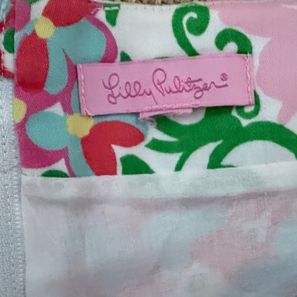 Lilly Pulitzer Floral Mini Skirt - Pink, Green, Yellow - Picture 2 of 6
